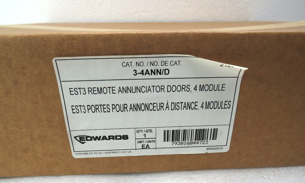 Edwards EST 3-4ANN/D Inner/Outer Door Assembly for 4 Position Wall Boxes [CTX]