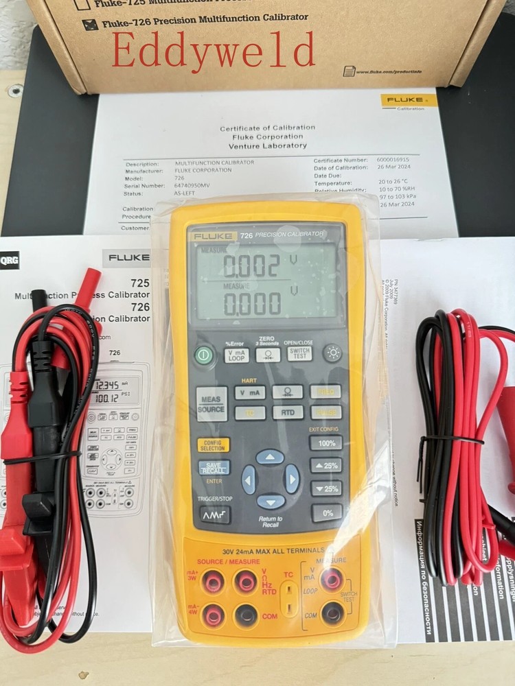 Fluke 726 Precision Multifunction Process Calibrator #Z