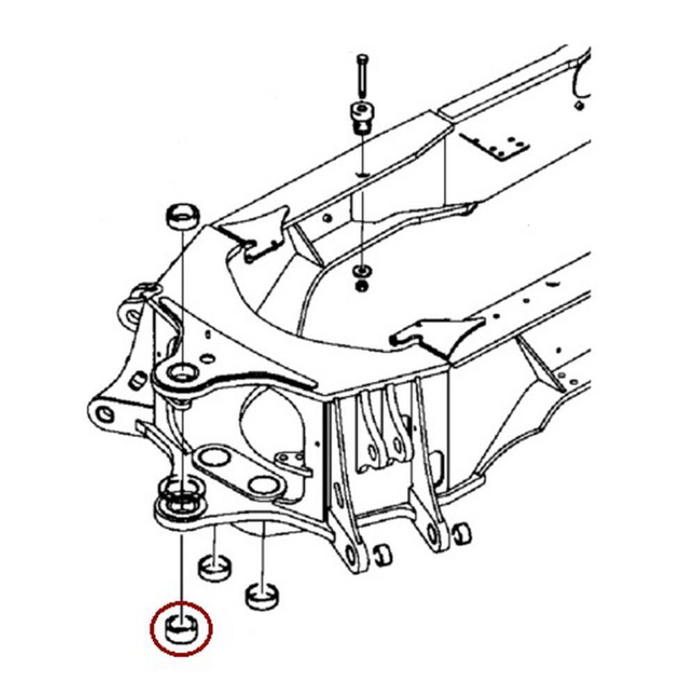 Lower Swing Tower Bushing Fits Case D151070