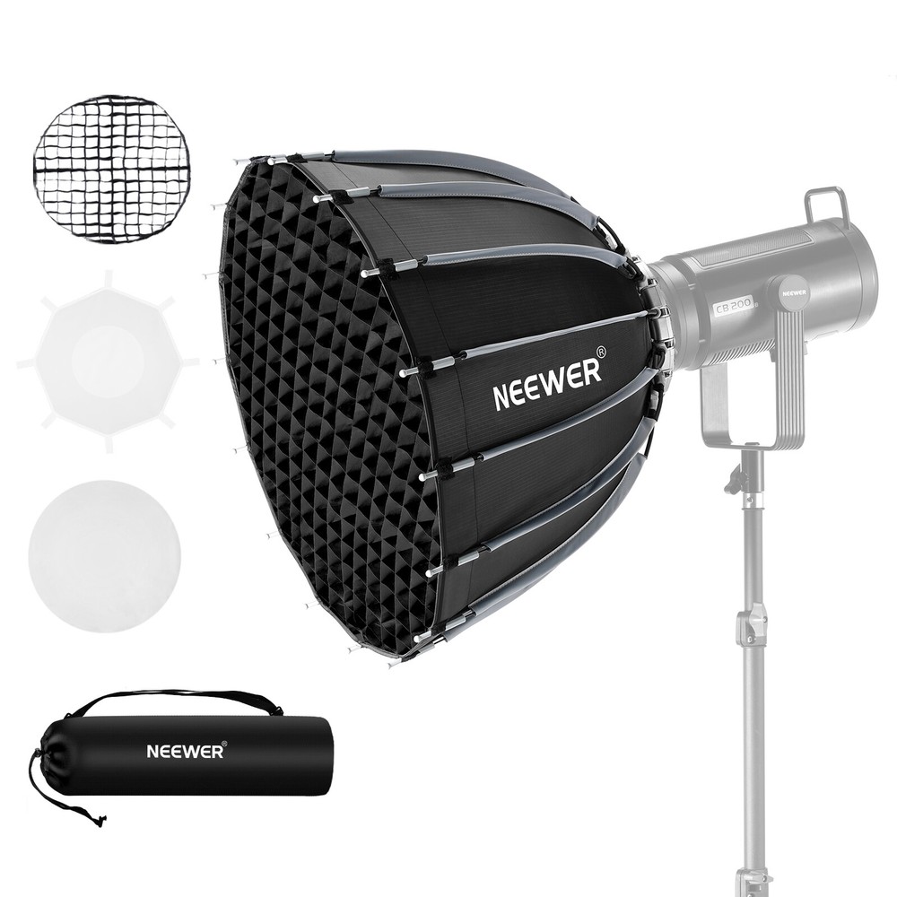 NEEWER 21.7'' Parabolic Softbox Bowens Mount,Quick Release with Diffusers