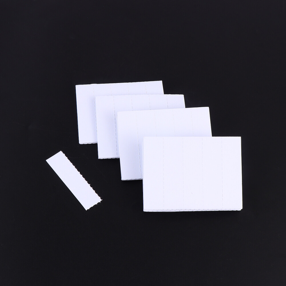 50 Pcs Folder Tabs Hanging File White Labels Repositionable Filing Inserts
