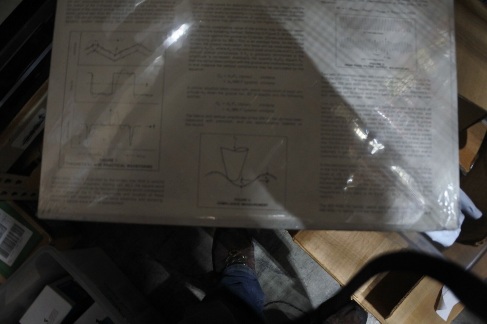 CBS LABORATORIES TECHNICAL, PROFESSIONAL TEST RECORD, STR-112 NEW (E30)