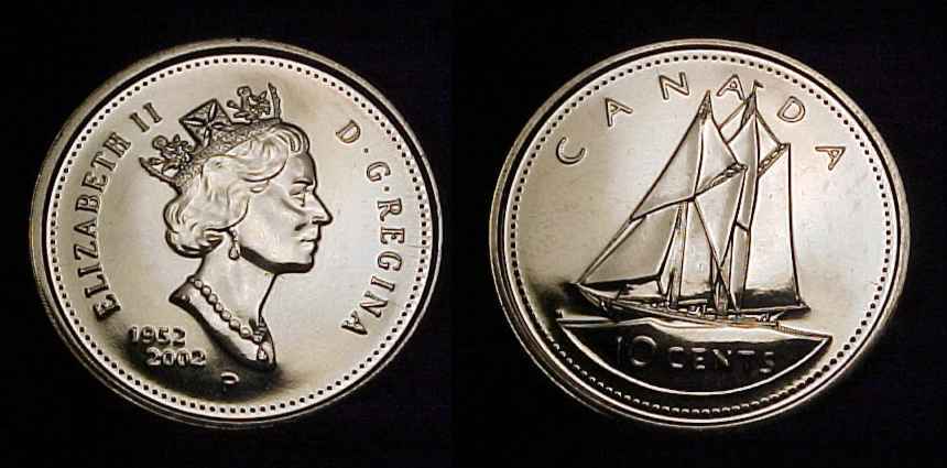 CANADA 2002 P Ten Cents Specimen