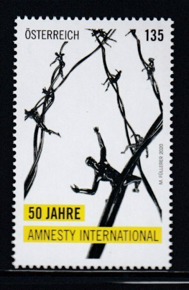 AUSTRIA Amnesty International MNH stamp