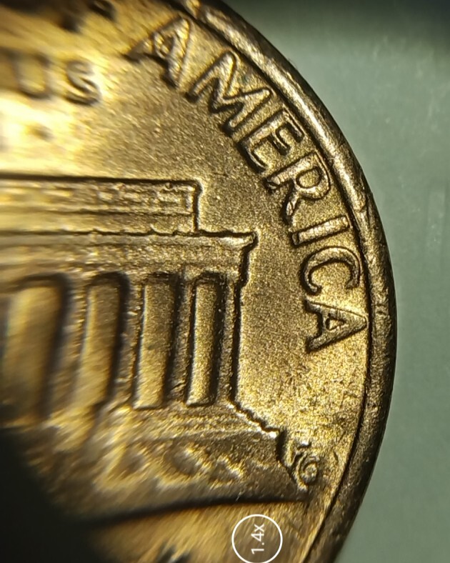 1981 P Penny High MS/Misaligned Die Obverse