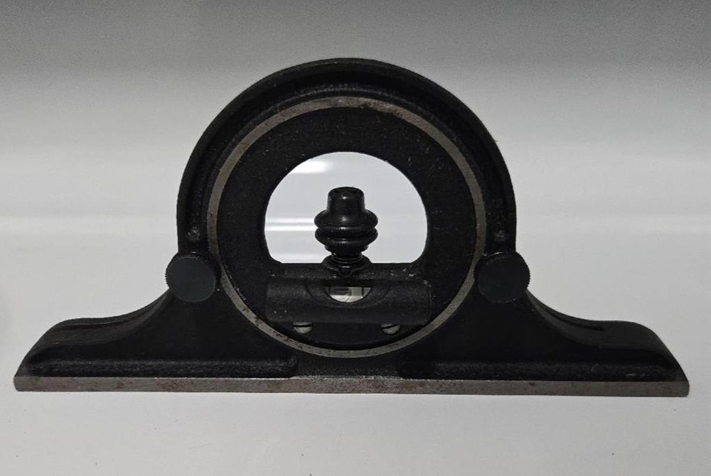 Vintage 7" Metalworking Protractor Head Machinist Tool