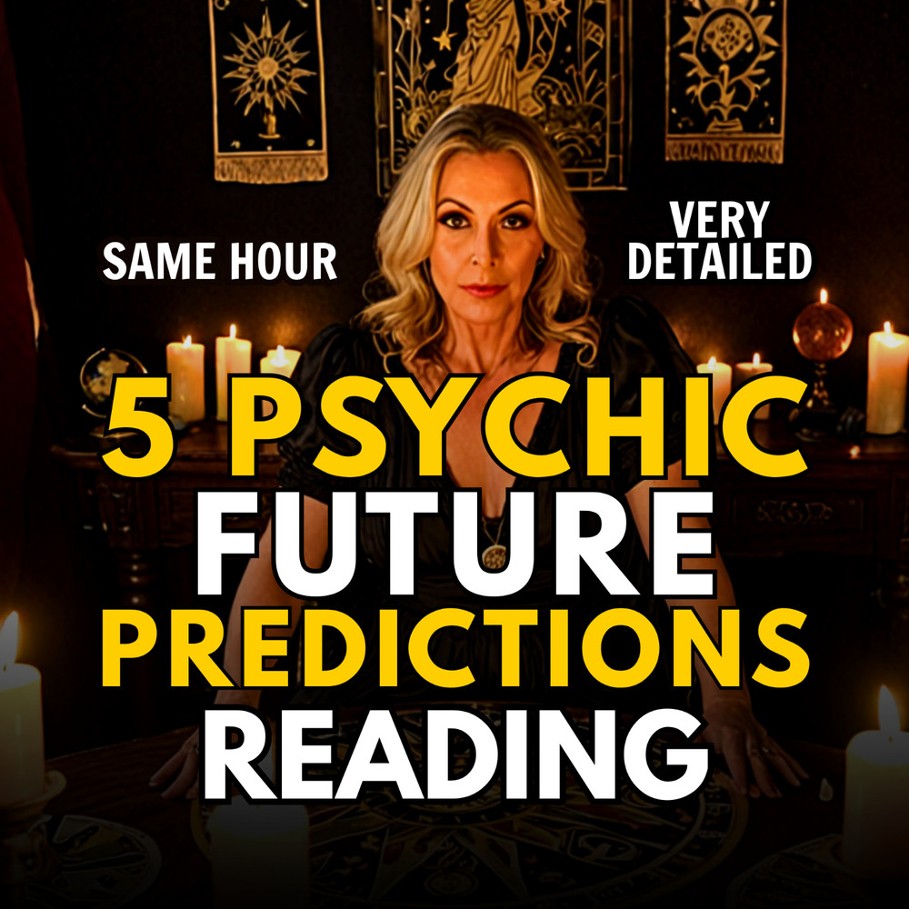 5 Psychic Future Predictions, Same Hour Reading, Detailed Accurate Insight