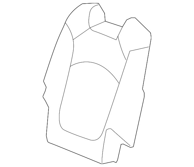 Genuine GM Seat Back Cover 20984094