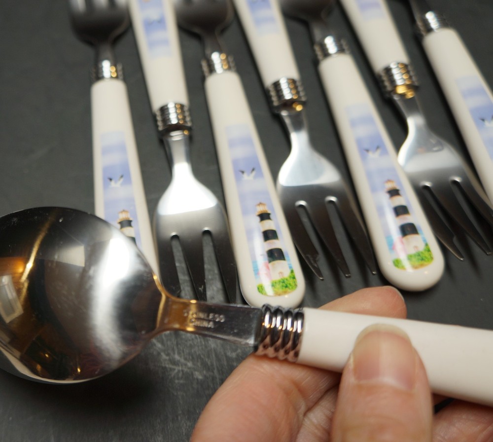 Thomson Lighthouse Pattern Flatware 39 Pieces