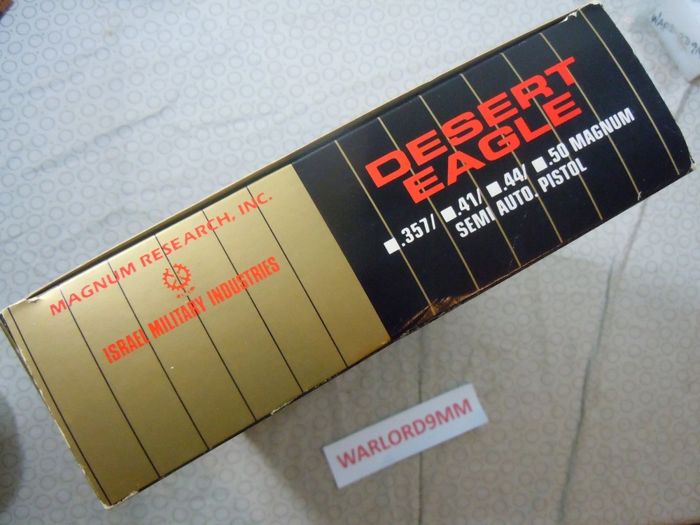 DESERT EAGLE CARDBOARD BOX WITH STYROFOAM INSERT - 74058.