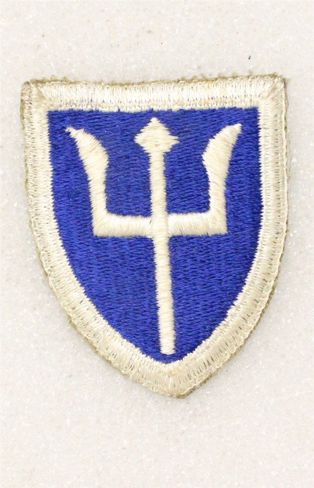 Army Patch 4702 - 97th Infantry Division, WWII thick design - cut edge