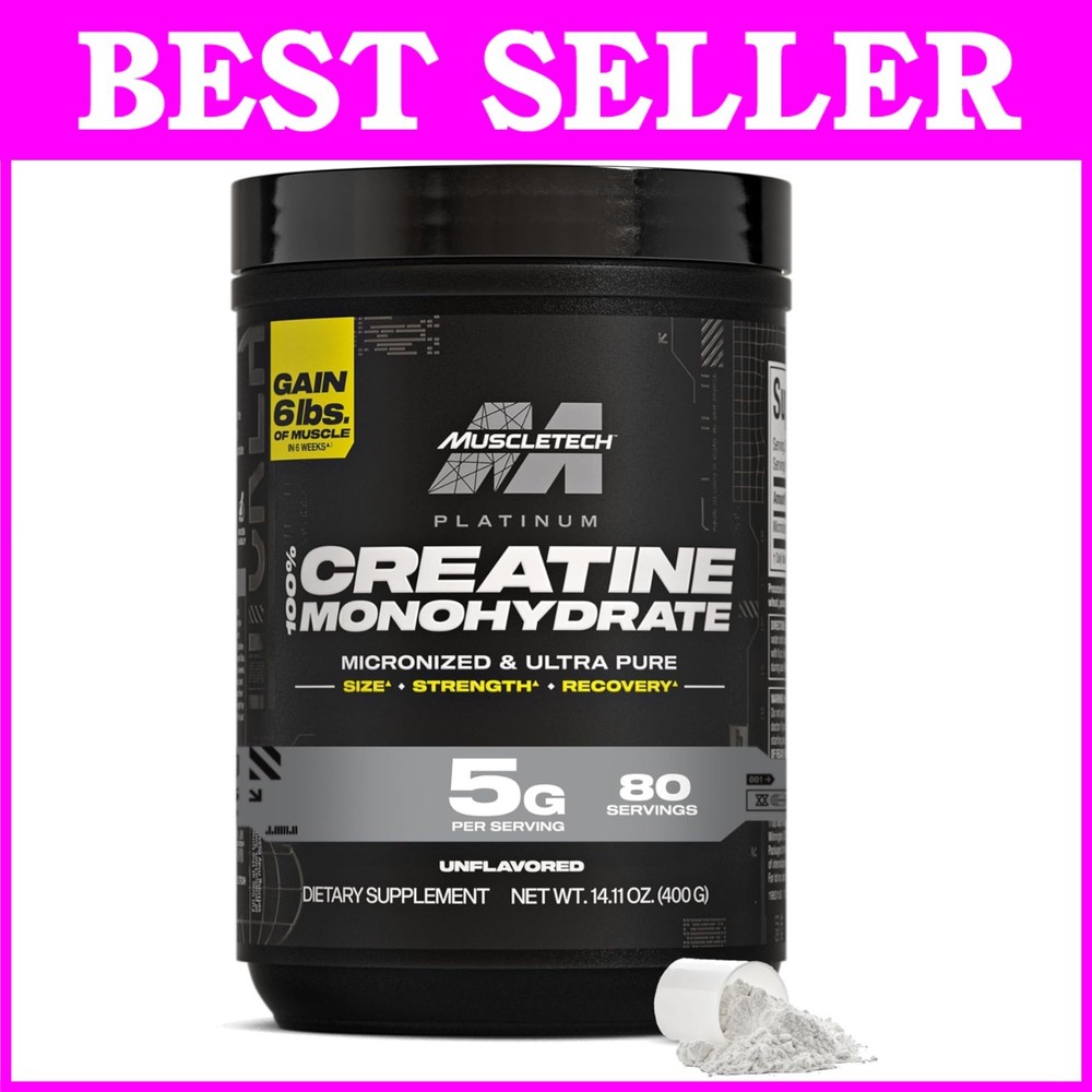 Micronized Creatine Supplement - Muscle Recovery & Builder-