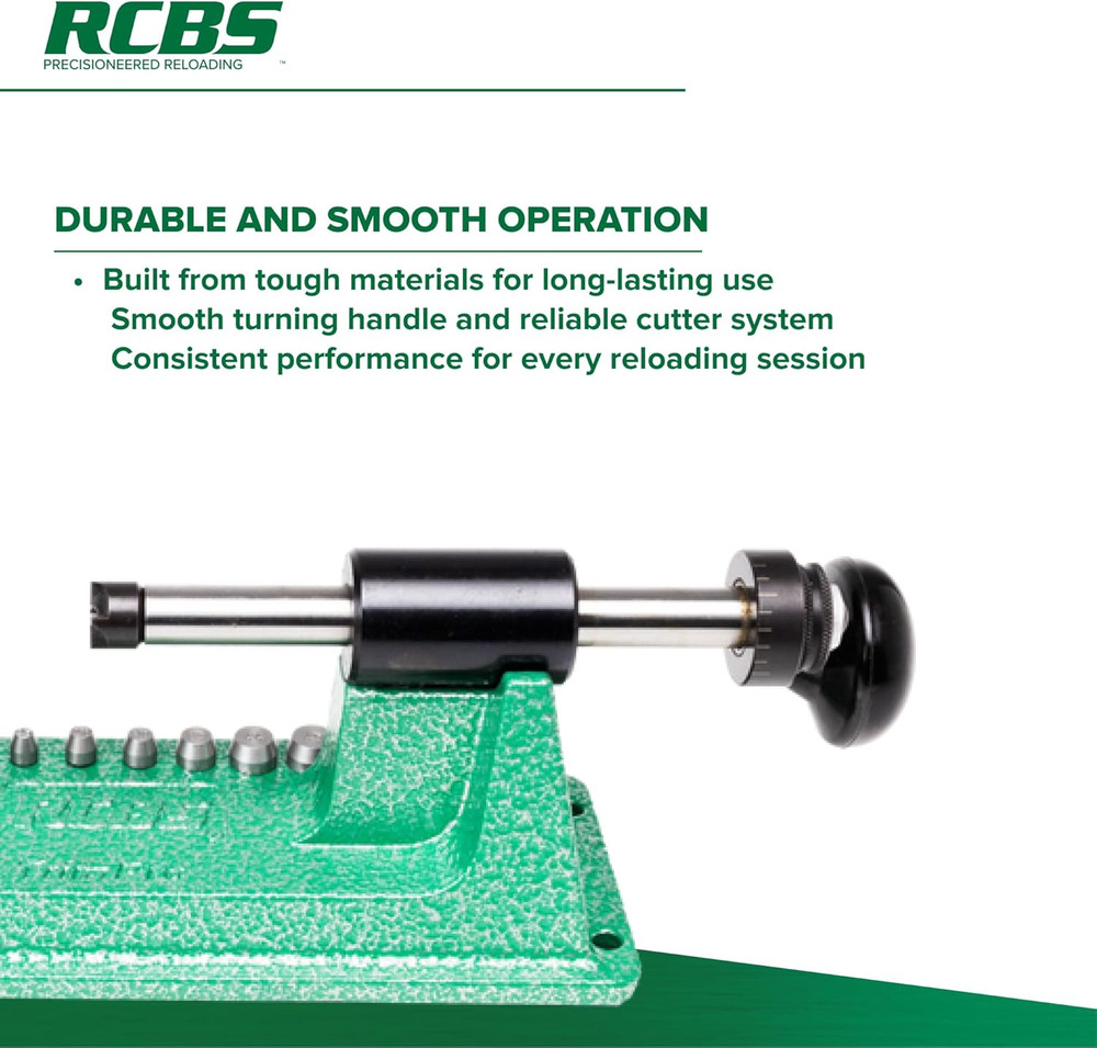 Trim Pro-2 Manual Case Trimmer Kit, Precision Trimming Kit for Reloading, Multi