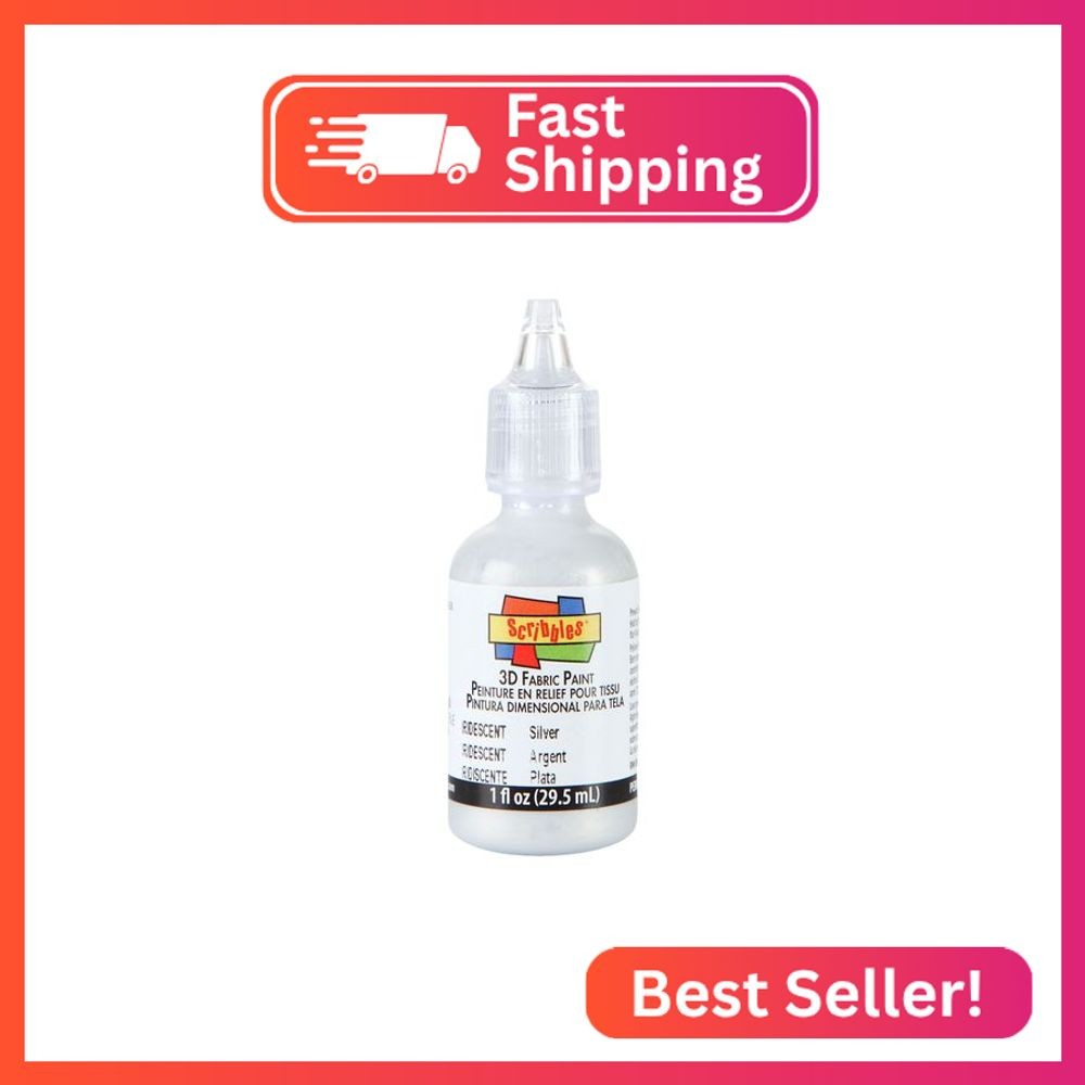 Scribbles 13903 3D Fabric Paint Shiny