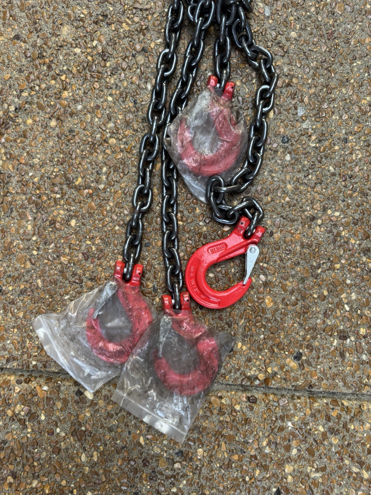 7/16” 4 Leg Chain Sling 5 Ton Per leg 10’ ChainsNew in the box