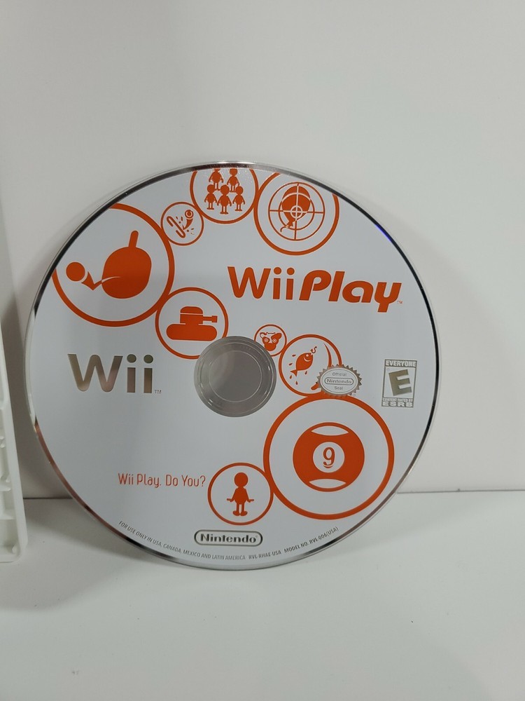 Nintendo Wii Play Disc & Case Only