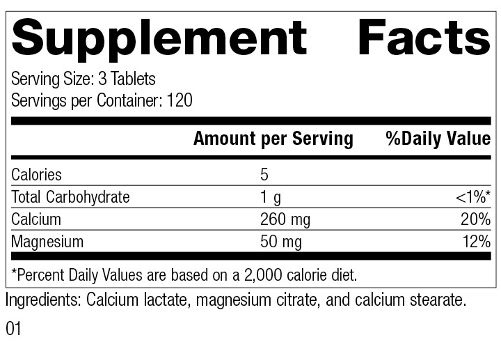 Standard Process Calcium Lactate Immune Support, 360 Tablets