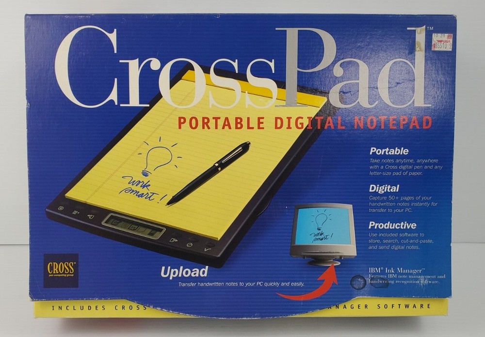 CrossPad portable digital notepad