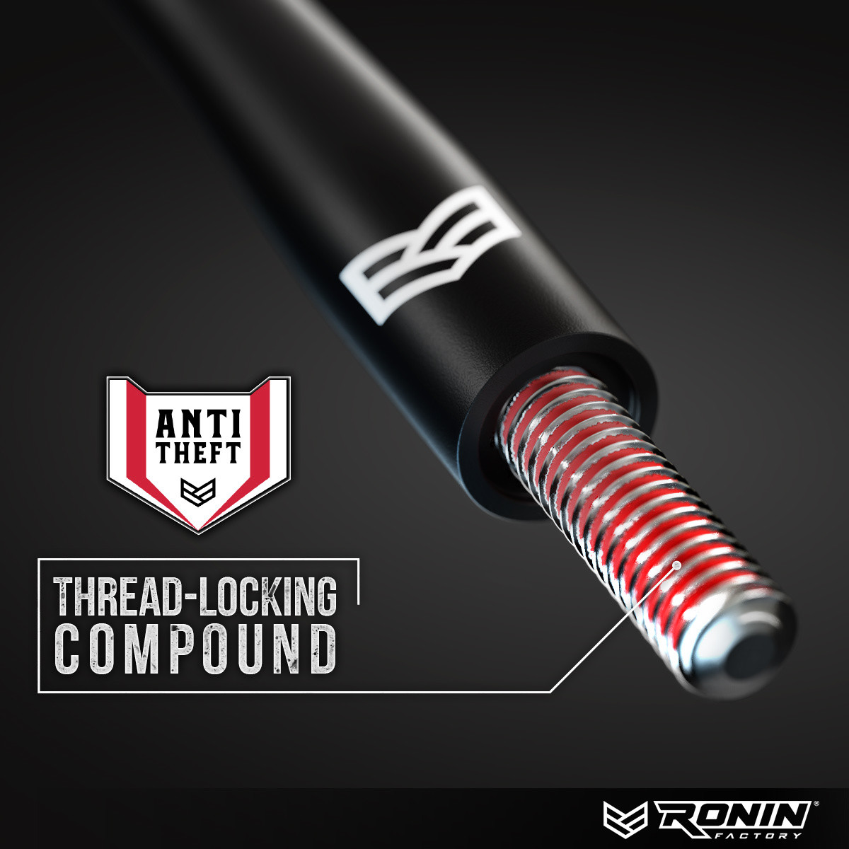 SHORT STUBBY ANTENNA FORD F150 RAPTOR BRONCO LIGHTNING ANTI THEFT