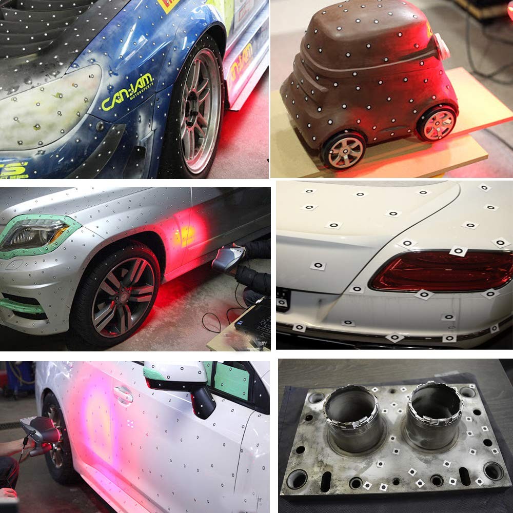 800 pcs 6mm 3D Tracking Dots Reference Point Markers for 3D Scanning,Diffuse ...