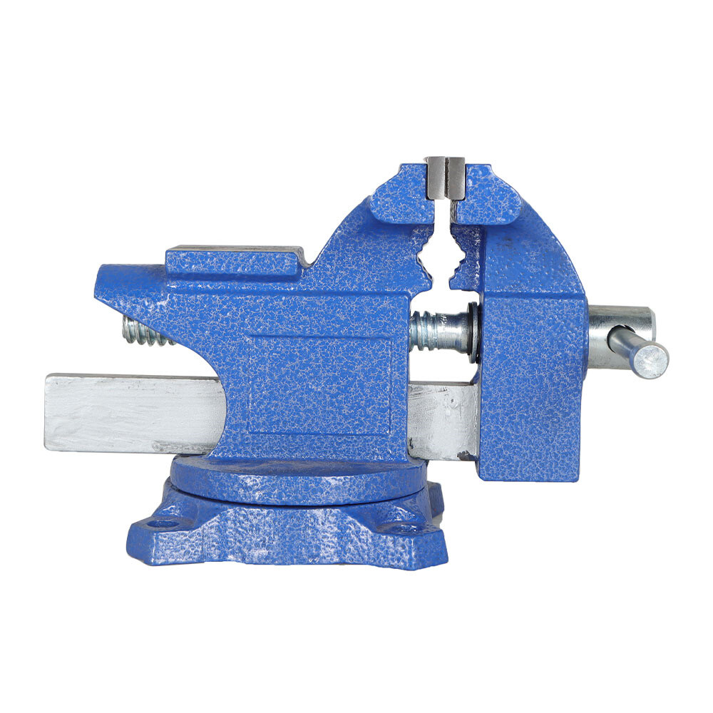 4.5" Bench Vise with Anvil Swivel Locking Base Table top Clamp Heavy Duty Vice