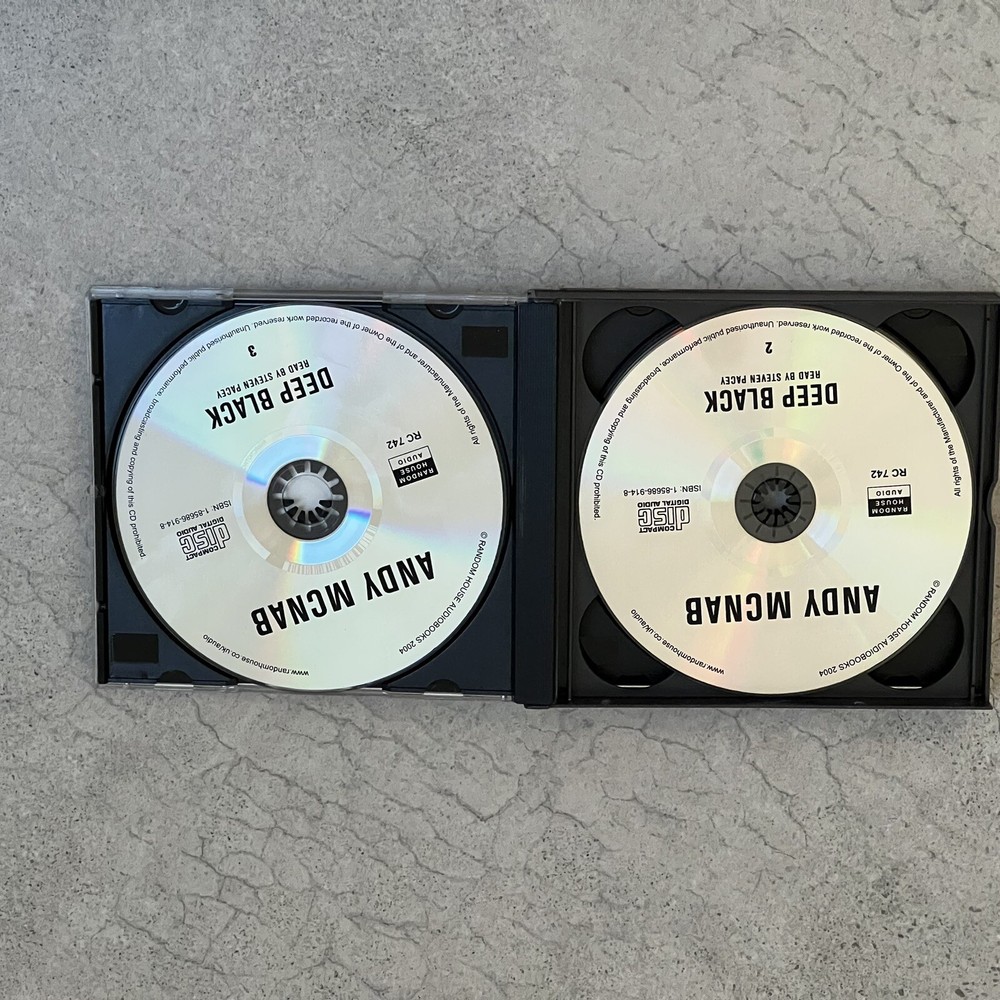 ANDY McNAB | Deep Black | 3xCD Audiobook | Read by Steven Pacey