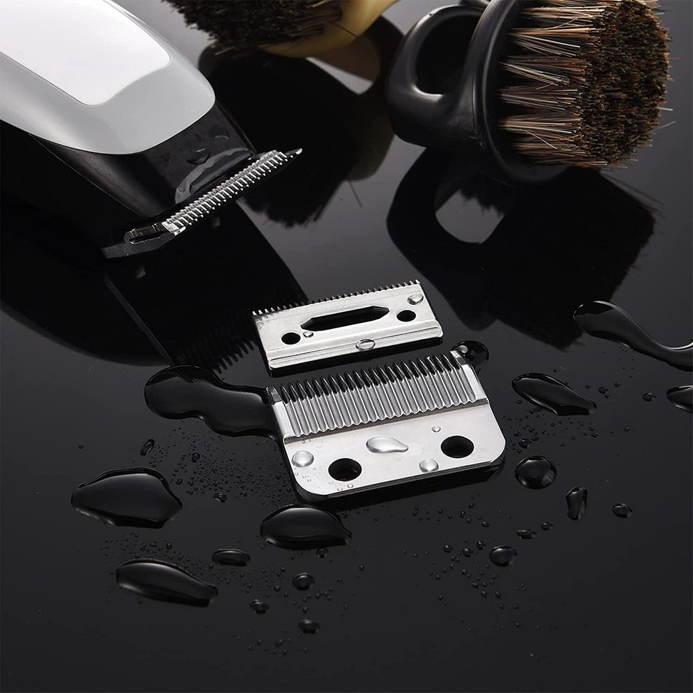 2 Sets Adjustable Clippers Blades 2 Hole Hair Trimmer Replacement Blade
