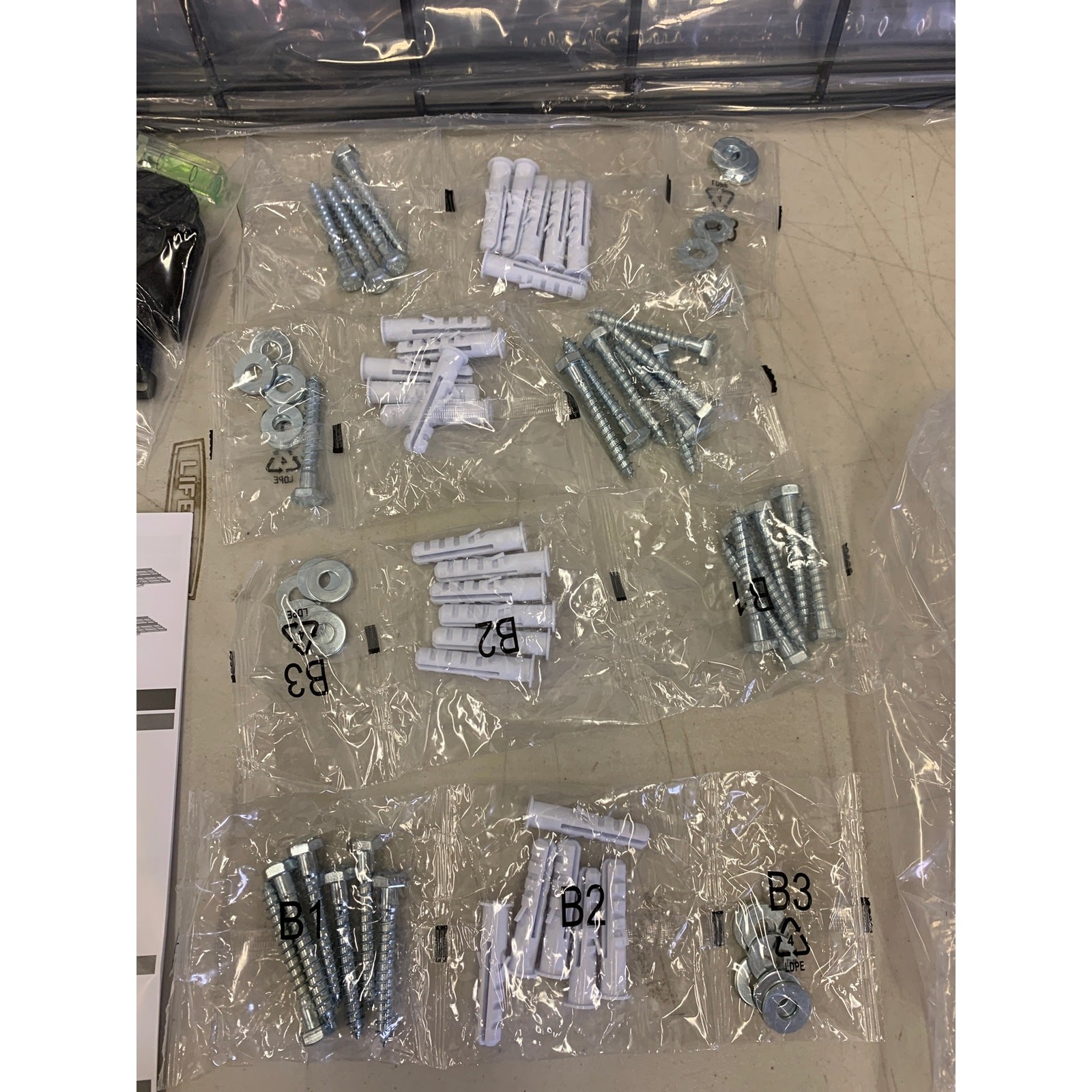 2-Pack FLEXIMOUNTS 2x6ft Garage Shelving Wall Shelf Wall Rack Black WR26B