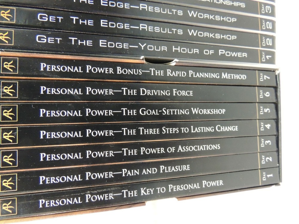 ANTHONY ROBBINS PERSONAL POWER CD SET GET THE EDGE TRANSFORM YOUR LIFE