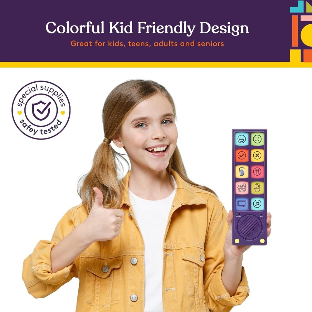 AAC Communication Device for Speech Therapy, Talker Buddy Communication Device