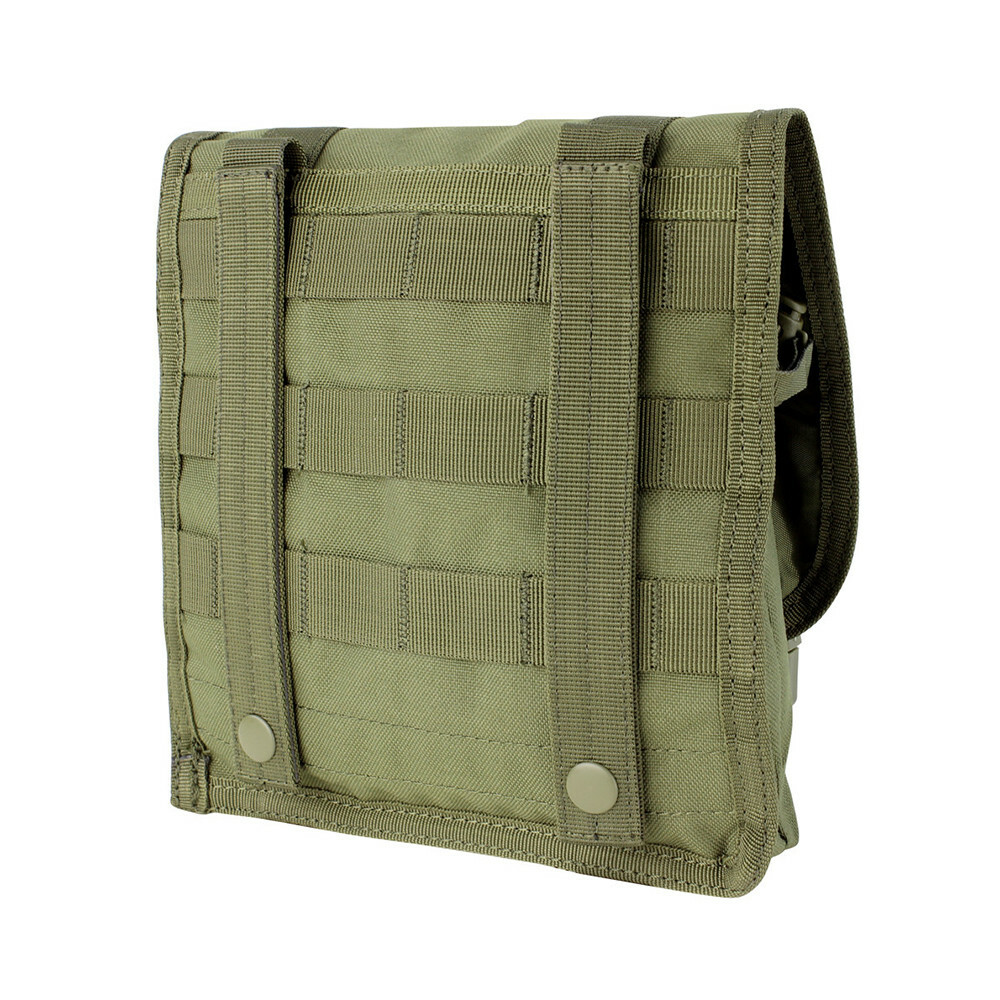 Quick Modular Buckle MOLLE PALS Large Utility Tool Accessory Pouch - OD GREEN
