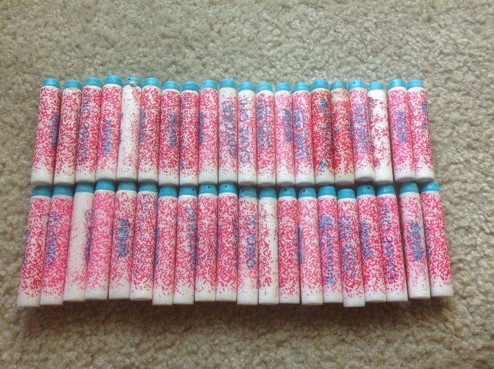 (40) NERF Rebelle Decoder Foam Darts LOT