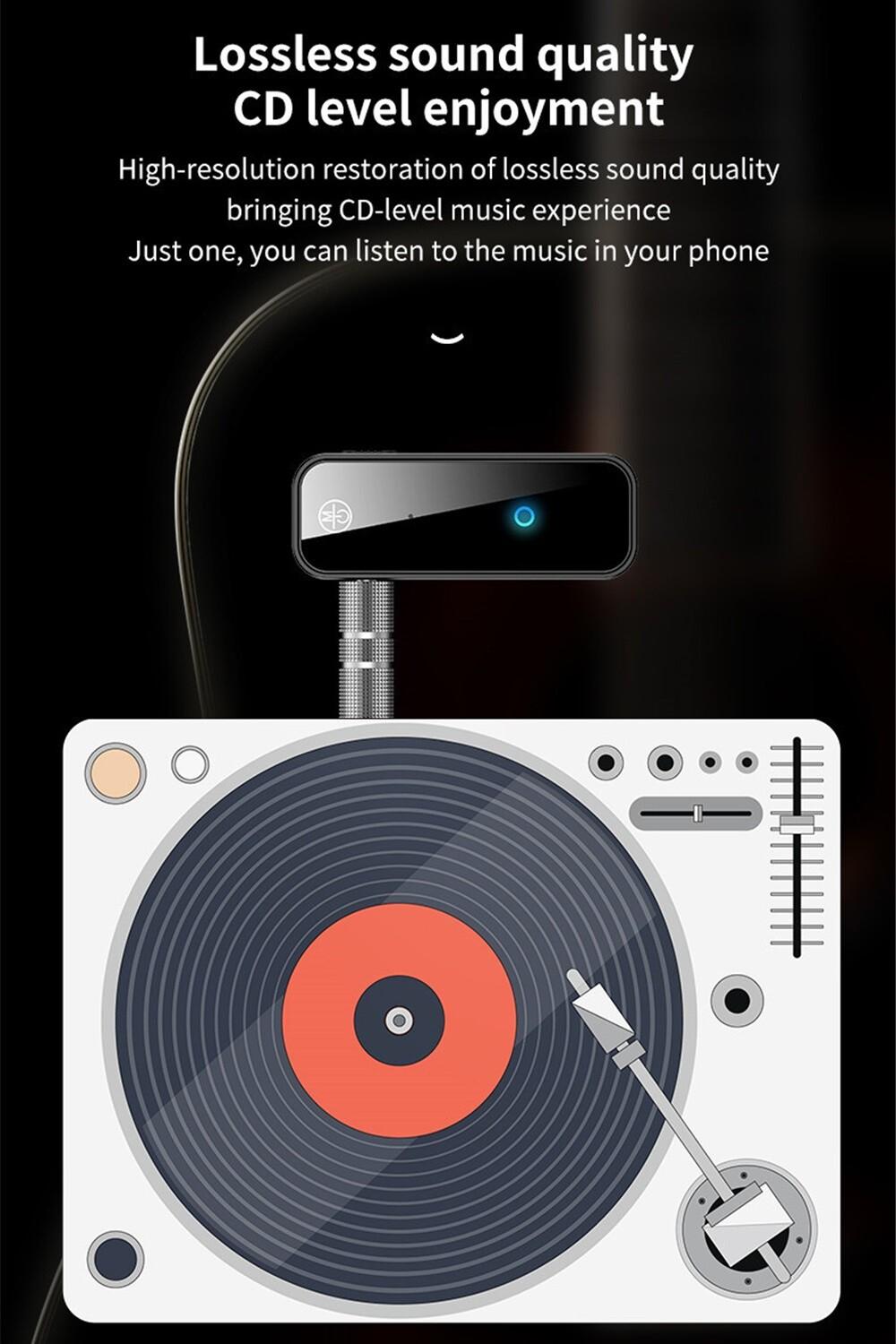 USB Wireless Bluetooth Transmitter Receiver for Car Music Audio Aux Adapter lot