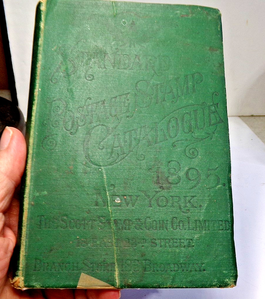 Antique Book THE STANDARD POSTAGE STAMP CATALOGUE 1895 Scott's - 55th Edition