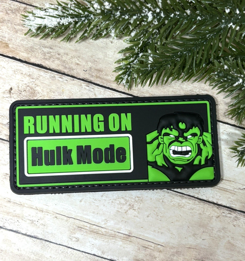 Hulk PVC Patch - Tactical Morale Patch - Running On Hulk Mode Patch