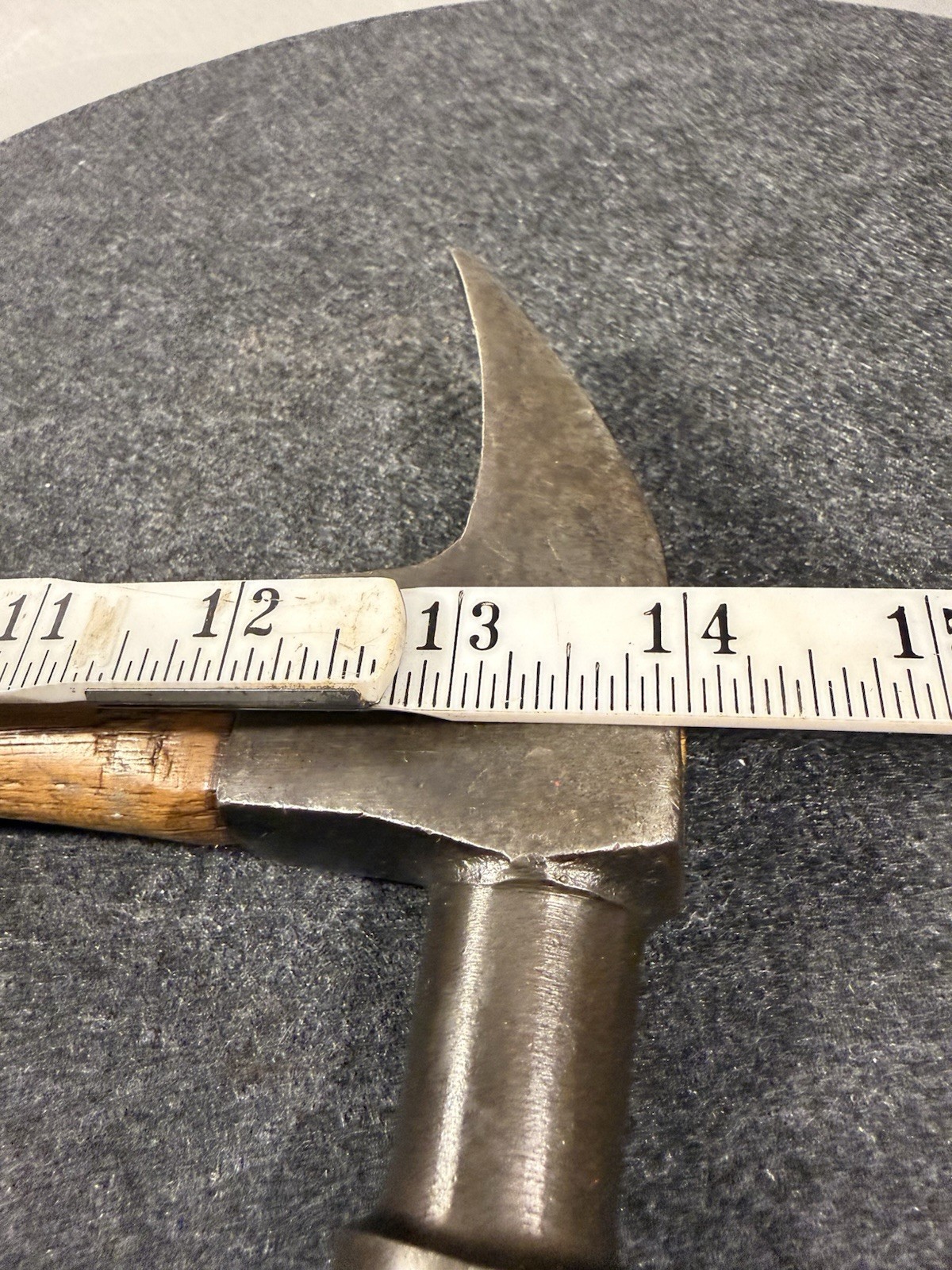 ZENITH MARSHALL WELLS Straight Claw Bell Faced Hammer. Attractive Condition.