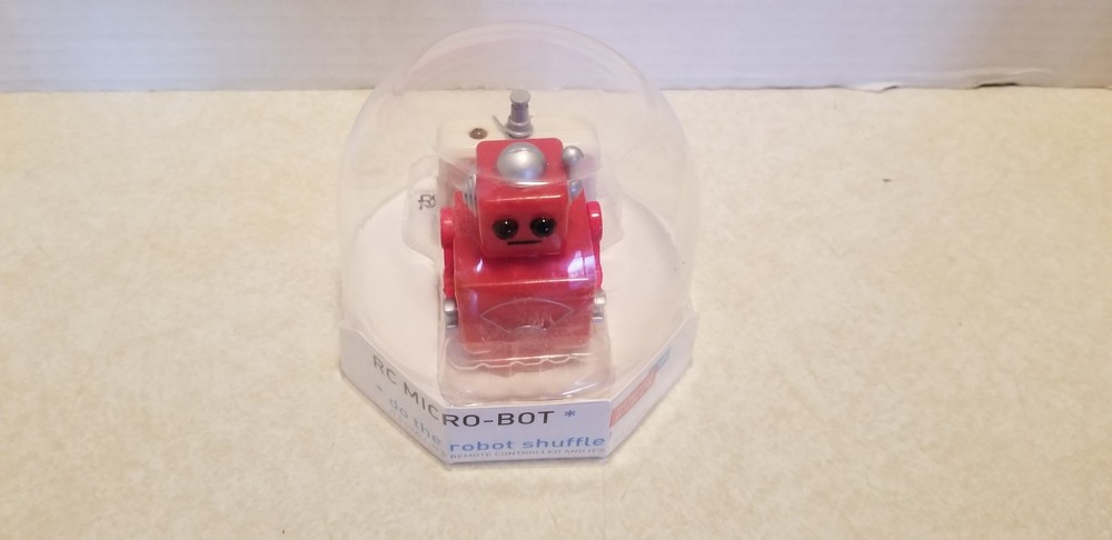 RC Micro Bot Remote Controlled Mini Robot New Sealed Up Tub C