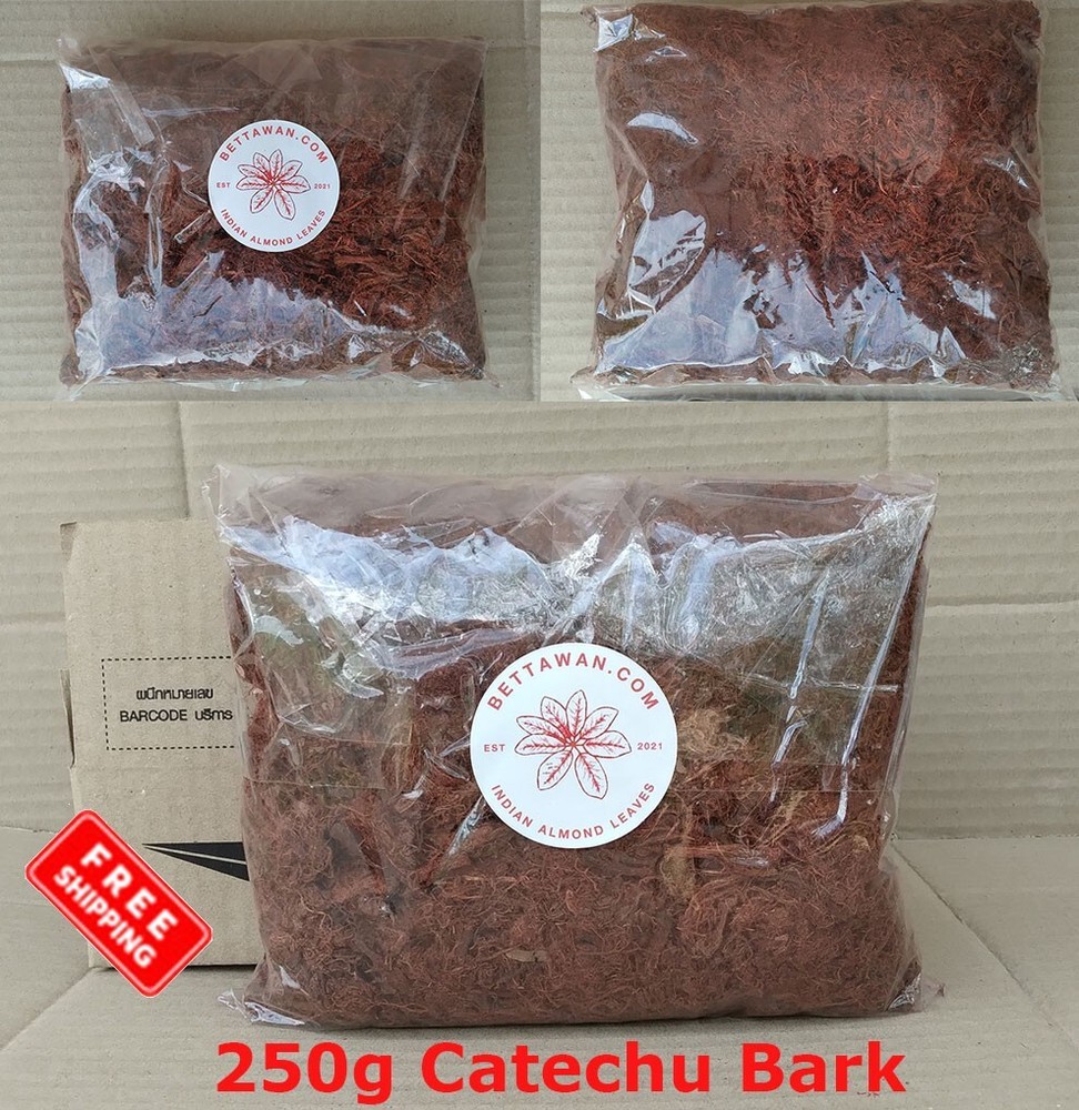 250g Catechu Bark for simulating blackwater condition in aquarium, betta, fish