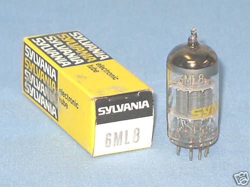 VACUUM TUBE ~ 6ML8 ~ SYLVANIA ~ NOS ~ 6ML8