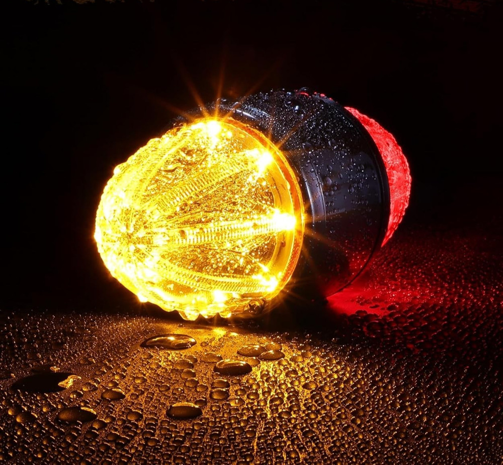 LED DOUBLE FACE WATERMELON STELLAR LIGHT – AMBER & RED