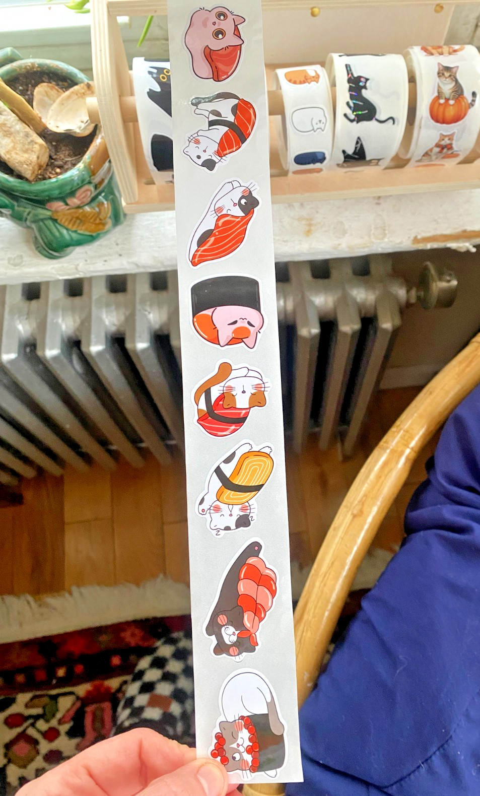 Retro Stickers Off The Roll: All the Cats! Cat Stickers Only: You Choose!