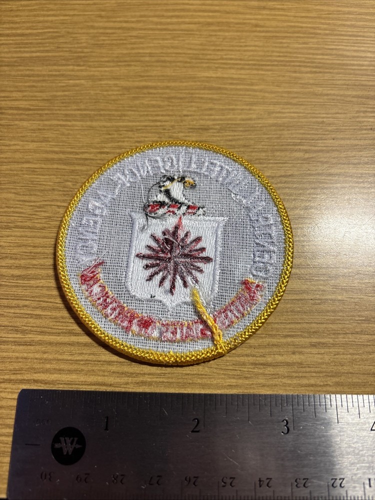 U S CENTRAL INTELLIGENCE AGENCY NICE 3" PATCH POLICE SHERIFF