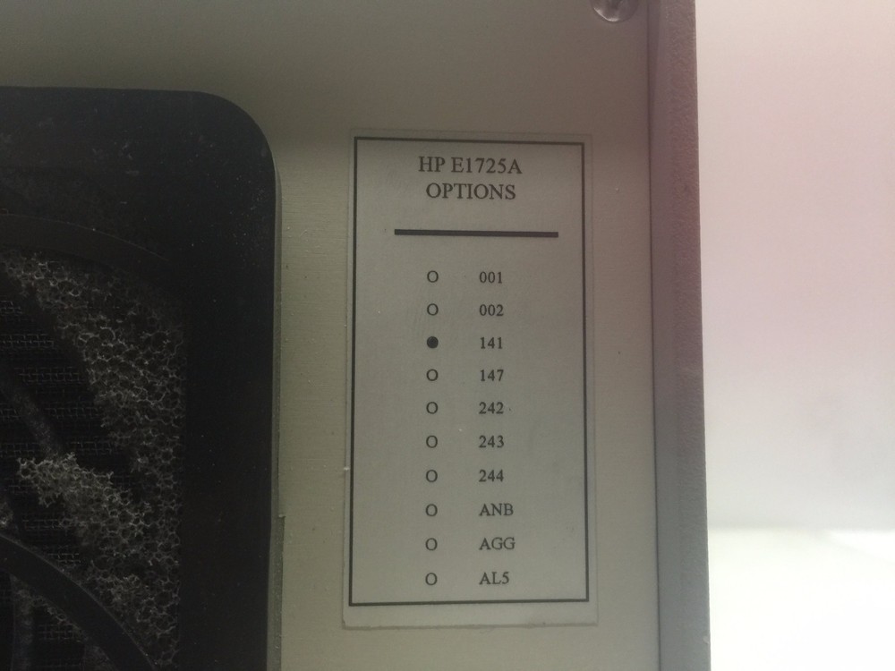 HP E1725A Time Interval Analyzer E1740A, Radisys EPC-7 EXM-13A, EXM-22 Opt: 141