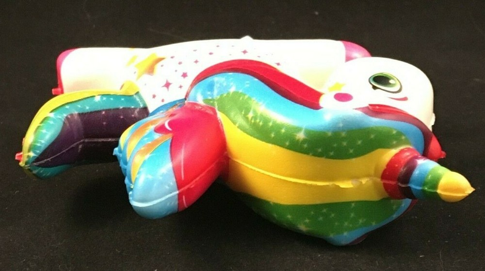 Unicorn - Squishy Toy - Super Soft - Approx. 3" High - Star Bottom