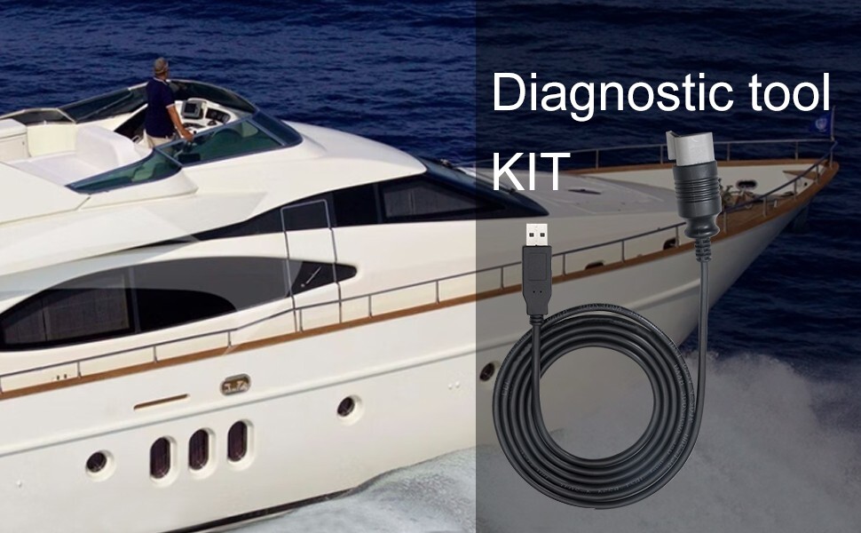Diagnostic tool KIT plus Bootstrap tool for Evinrude E-tec Ficht outboard boat