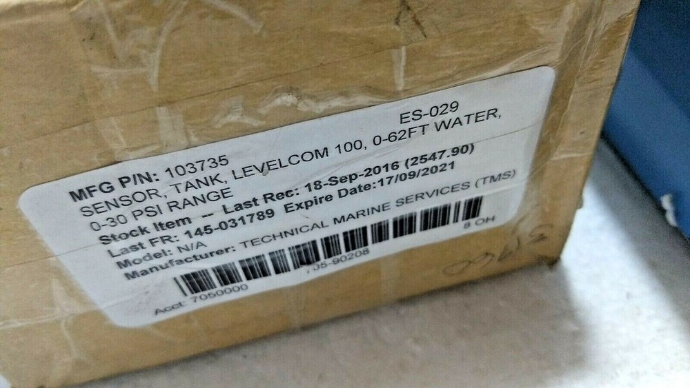 TMS Levelcom 100 Liquid Level Computer - 0-62FT Water 0-30 PSI Range - 103735