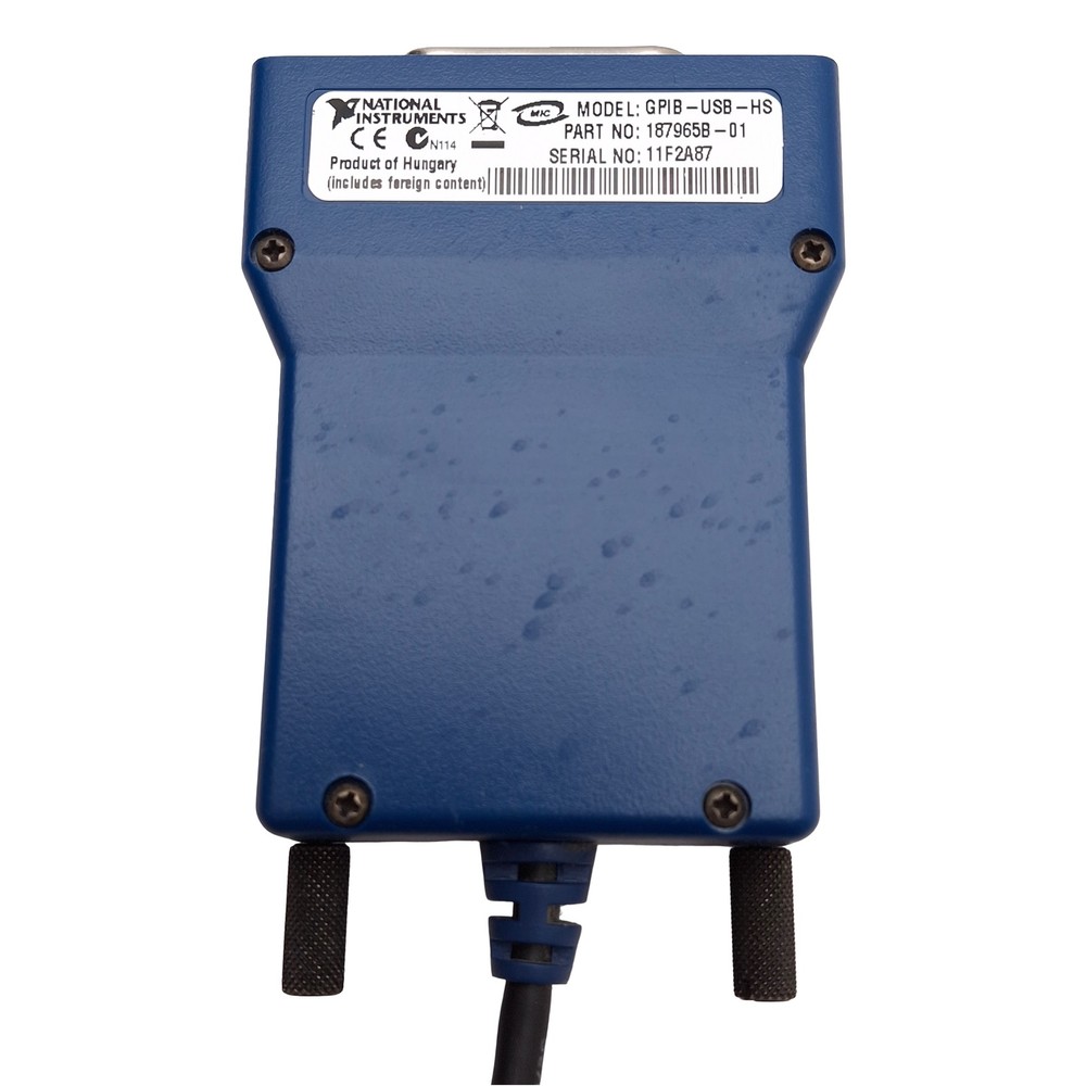 National Instruments GPIB-USB-HS 187965B-01 Interface Adapter, USB to GPIB