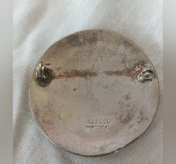 ALPACA MEXICO Abalone Mother of Pearl Star Flower