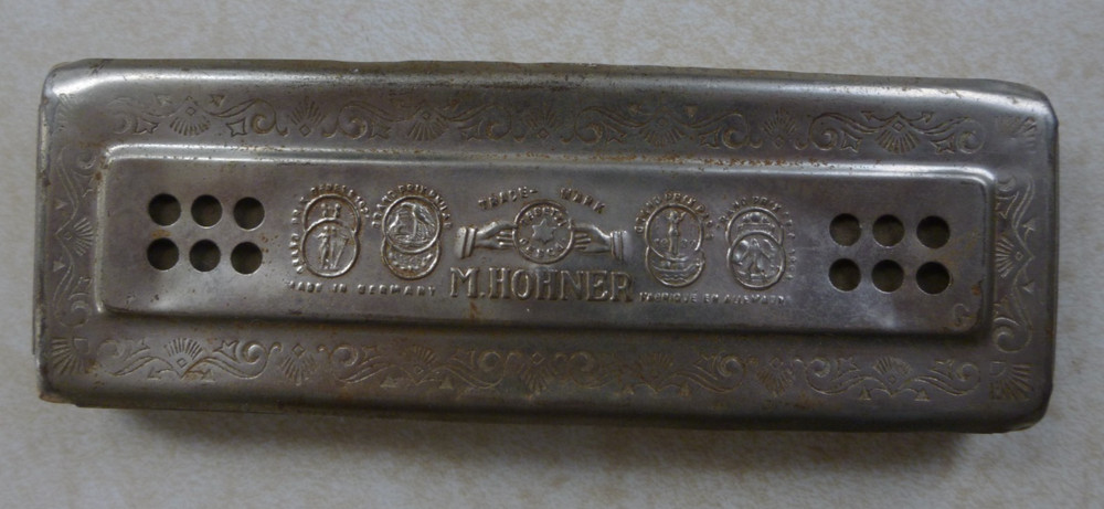 Harmonica ECHO M HOHNER GERMANY (H) BIIG SIZE WITH TWO ROW FROM EACH SIDE