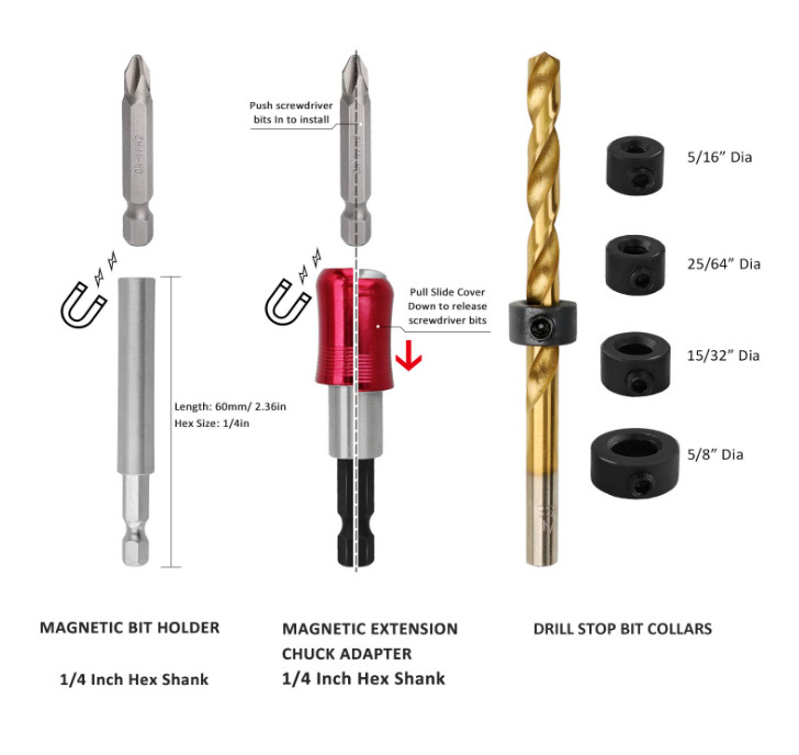 KingTool 318-Piece Drilling & Driving Accessory Kit, Screwdriver Set